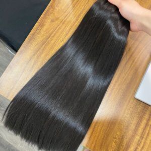 Natural black Bone straight